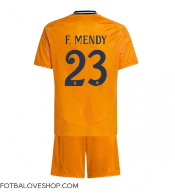 Real Madrid Ferland Mendy #23 Dětské Venkovní Dres 2024-25 Krátký Rukáv (+ trenýrky)